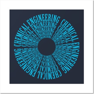 chemical engineer chemist engineering text Posters and Art